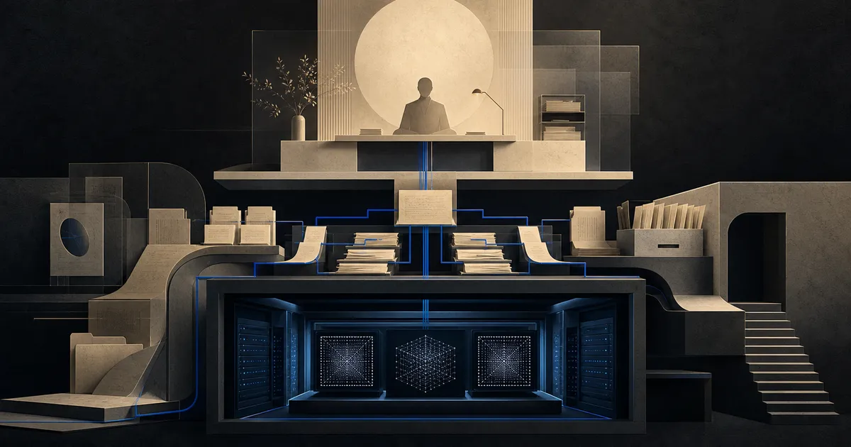 AI accountability workspace connecting human oversight and governance records