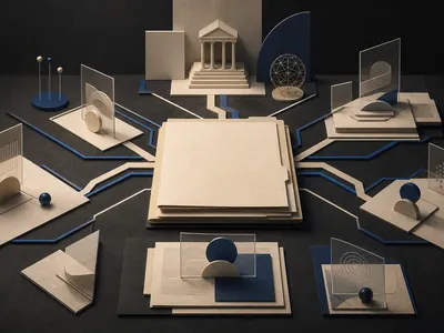 AI risk and policy briefing table with branching evidence paths