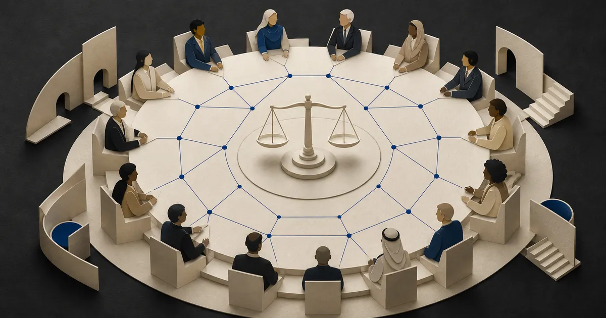 International trustworthy AI governance round table and connected principles