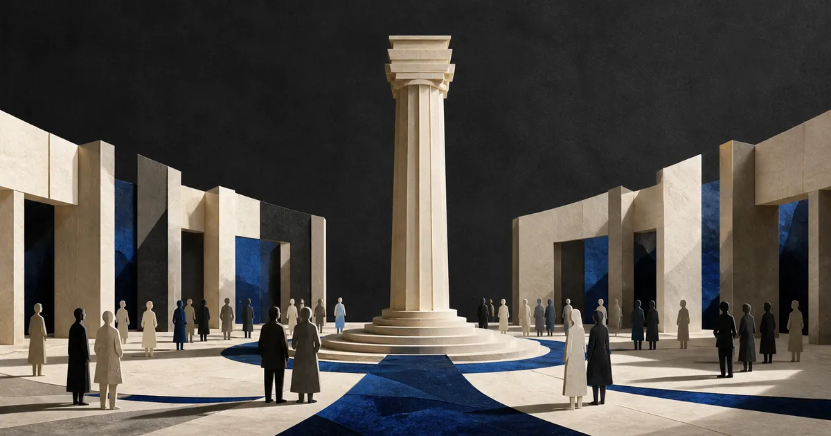 Civic AI convention forum with human rights and rule of law architecture
